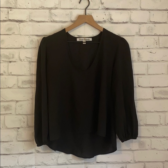 Lovers + Friends black hi low top - Picture 1 of 4